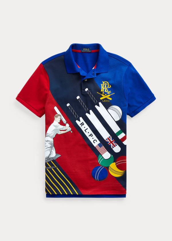 Polo Ralph Lauren Classic Fit Cricket Mesh Polo Herre Danmark (VRZSM1427)